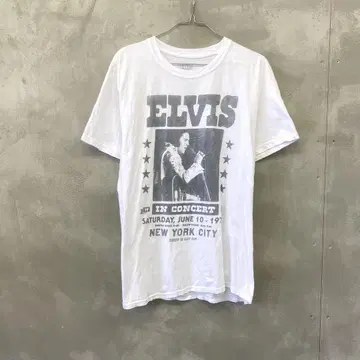 Elvis Presley 프린트 티셔츠 엘비스 프레슬리 밴딩 티셔츠