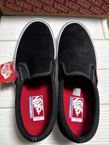 Vans Slip-On Pro 블랙/레드