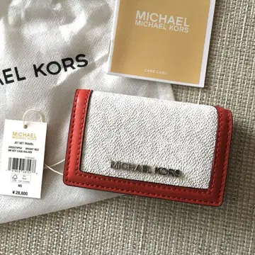새상품 마이클코어스 MICHEAL KORS 레드 키케이스