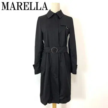 MARELLA 마렐라 롱 코트 블랙 38 B8370