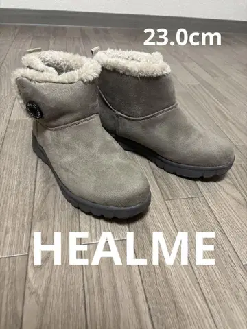 HEALME 버튼이 달린 보아 부츠 스파이크 포함 23.0cm