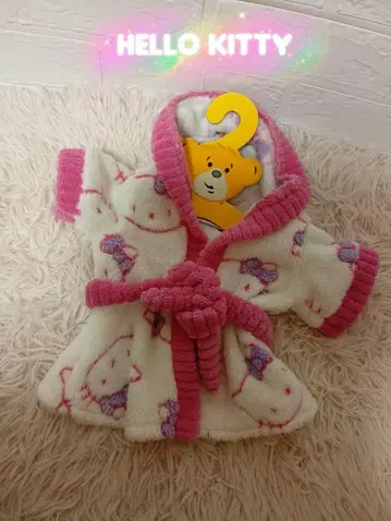 리나벨 코스튬 HelloKitty 목욕 가운 코스튬