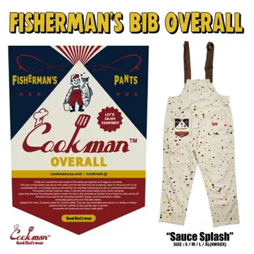 쿠쿠맨 Fisherman's Bib Overall S 사이즈