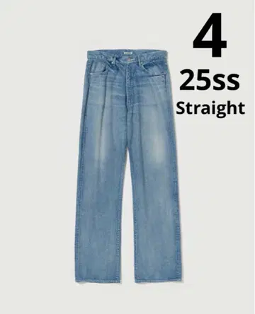 25ss 오라리 SELVEDGE FADED LIGHT DENIM 4
