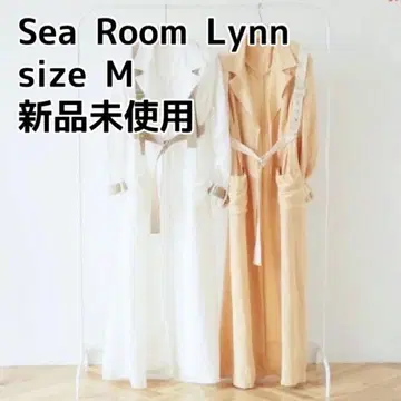 택 포함 미사용 새상품 시루무린 트렌치코트 변형 린넨 M 2WAY