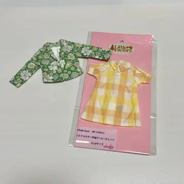리카짱 캐슬 리카짱 반팔 원피스 꽃무늬 자켓 세트