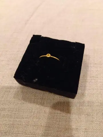 마츠다 미라이 lui jewelry Ubyspick&span 시트린 반지