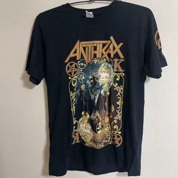 ANTHRAX 그래픽 티셔츠 L 사이즈 블랙