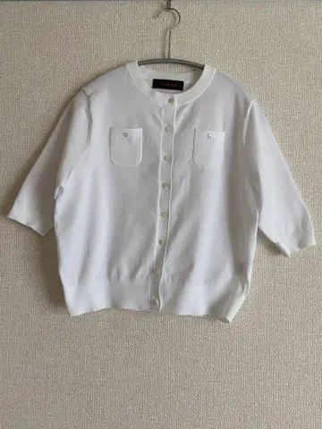 CABAN 가디건 화이트