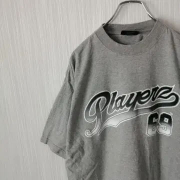Playerz69 티셔츠 반팔 로고 남성용