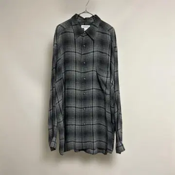 claiborne 체크 무늬 셔츠 L 사이즈