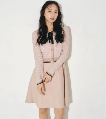 트위드 미니 셋업 원피스
