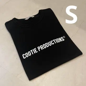 COOTIE PRODUCTIONS 블랙 티셔츠 로고 블랙 반팔