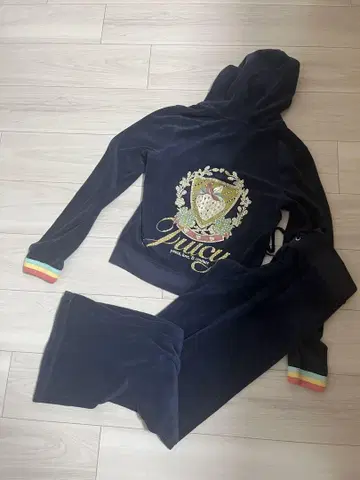 Juicy Couture 셋업 네이비 후드티 M, 팬츠 S 사이즈