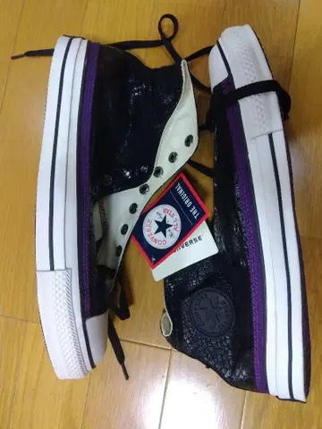 컨버스 캔버스 프린트 스니커즈 29cm 블랙 애니멀