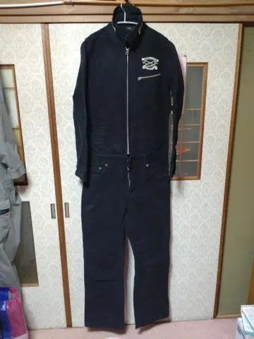 Vanson 작업복 올인원 M 블랙