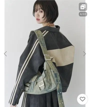 jouetie 인조 가죽 블루종 아우터