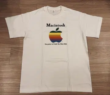 애플 매킨토시 Macintosh 티셔츠 화이트 XL