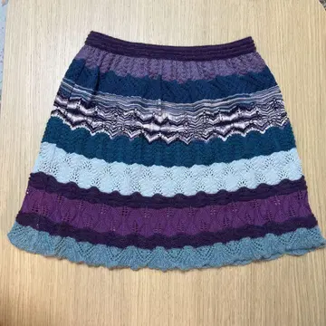 MISSONI 멀티 컬러 플레어 스커트 사이즈 40