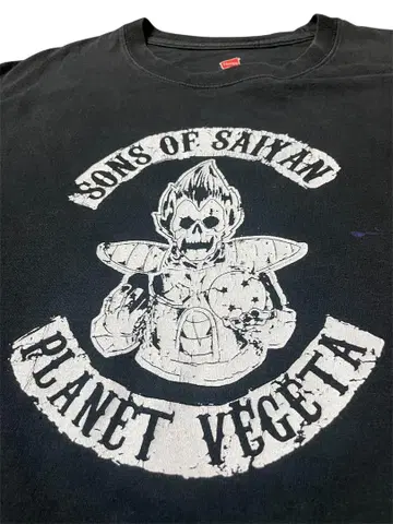 00s Hanes 티셔츠 블랙 검정 베지터 파로