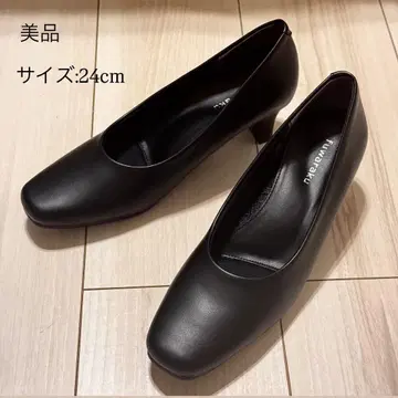 fuwaraku 펌프스 블랙 24cm