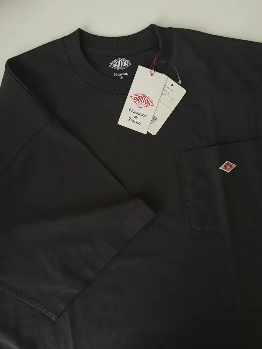 25ss Danton Big Pocket Short Sleeve T-Shirt M Size Dark Gray