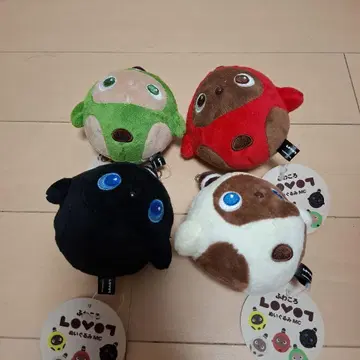 남코 한정판 LOVOT 봉제 인형 마스코트 4종