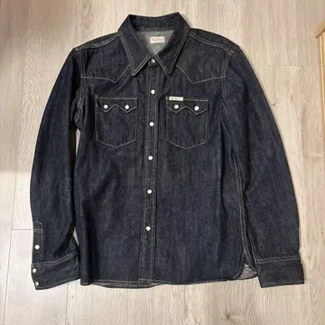 THE FLATHEAD 인디고 데님 셔츠 38w