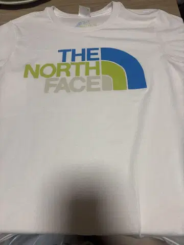THE NORTH FACE 로고 티셔츠 화이트