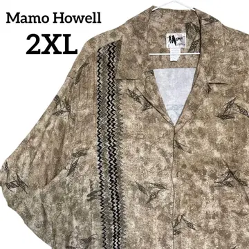 하와이산 알로하 셔츠 MAMO HOWELL 마모 하우엘 구제 의류 2XL