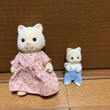실바니안 패밀리 초기 크림 고양이 해외판
