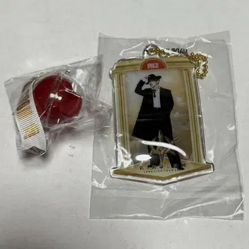 이마이치 류지 클리어 참 장미 키링