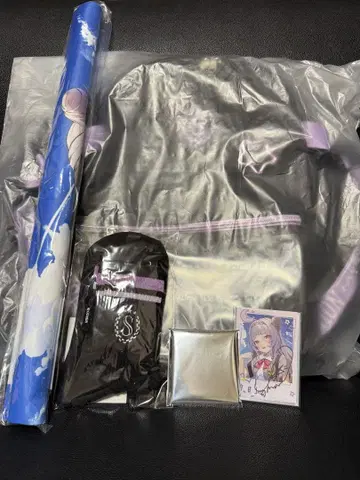 보라색 사키 시온 활동 6주년 기념 풀세트 수량 한정