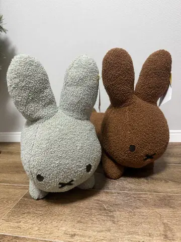 블루나 애니멀 특대 사이즈 봉제 인형 토끼 한정 컬러 2개 세트