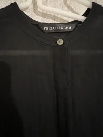 미즈이로 인드 mizuiroind 와이드 셔츠 원피스