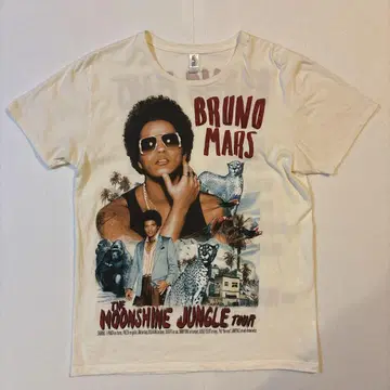 Bruno Mars 티셔츠 L 사이즈 블루 마즈