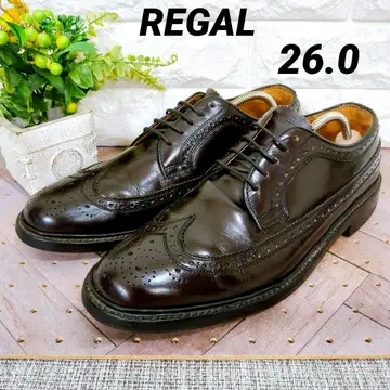 REGAL 리갈 윙팁 메달리온 다크 브라운 외부 깃털 26