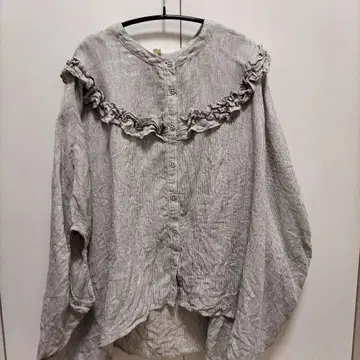 최종 가격 인하 새상품급 린넨 100% 우바소쿠 셔츠