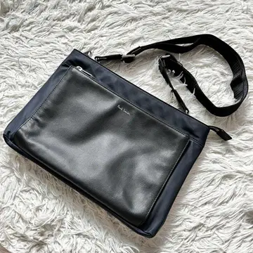 미사용급 폴스미스 2way 숄더백 남성용 백 블랙 네이비