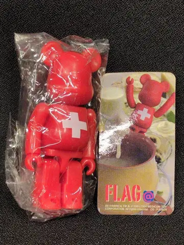 MEDICOMTOY 베어브릭 FLAG 스위스 100% 시리즈 8