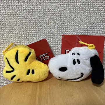 SNOOPY/스누피/페이스 쁘띠 파우치 2개 세트