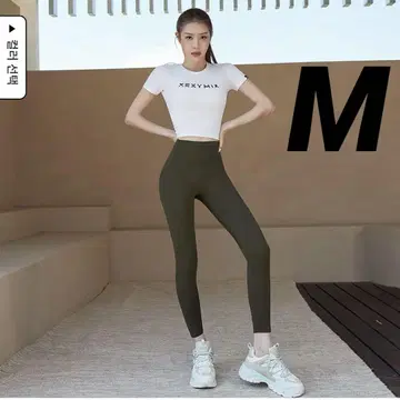 제쿠시믹스 레깅스 가을 카키 M