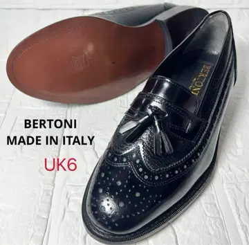 BERTONI made in ITALY 터셀 로퍼 UK6