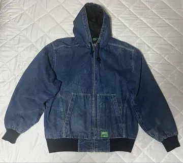 LIBERTY OVERALLS 데님 블루 후드 자켓