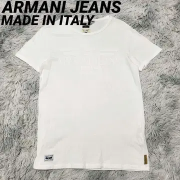 이탈리아제 ARMANI JEANS 아르마니 흰색 화이트 티셔츠