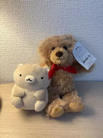 택 포함] 곰 봉제 인형 세트