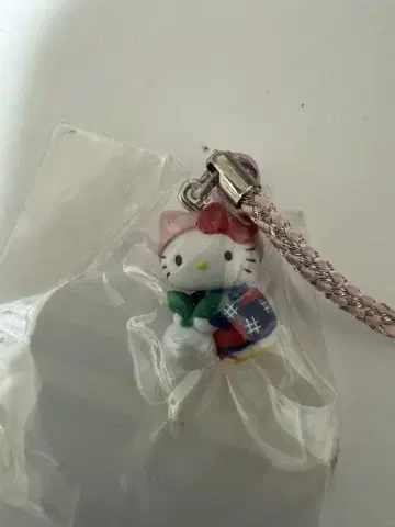지역 특산품 키티 네츠케 스트랩 가고시마 한정판 사쿠라지마 무