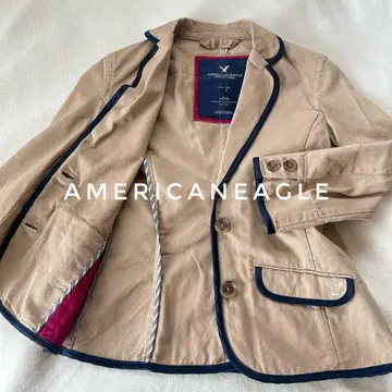 AMERICAN EAGLE 베이지 테일러드 자켓