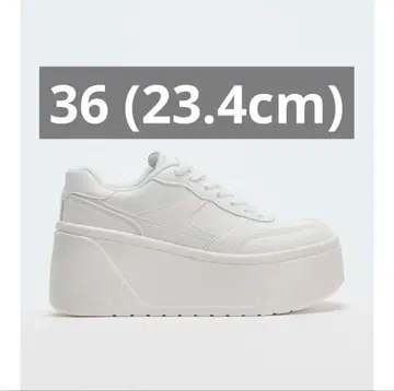 ZARA 자라 플랫 스니커즈 36 사이즈 23.4cm 완판템