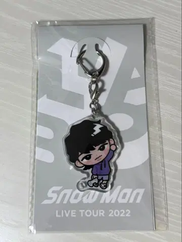 SnowMan 후카사와 타츠야 스노우 칠 교수형 시리즈 아크릴 키링